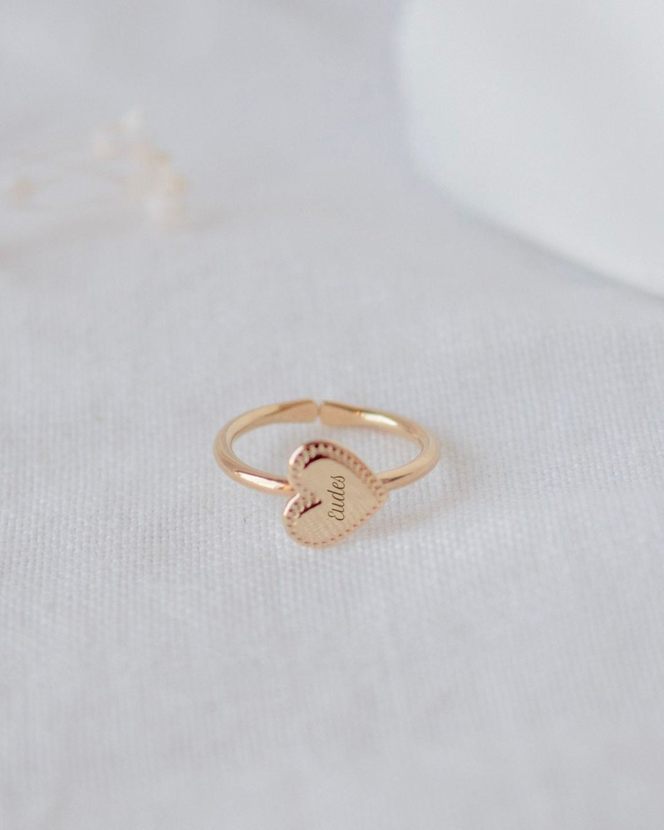 Bague Joséphine perlé enfant plaqué or jaune - Mon Petit Poids