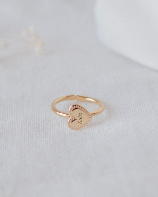 Bague Joséphine perlé enfant plaqué or jaune - Mon Petit Poids