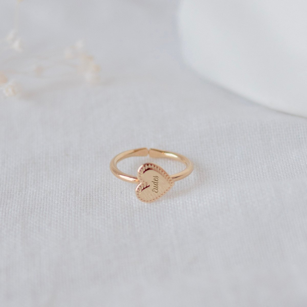 Bague Joséphine perlé enfant plaqué or jaune - Mon Petit Poids