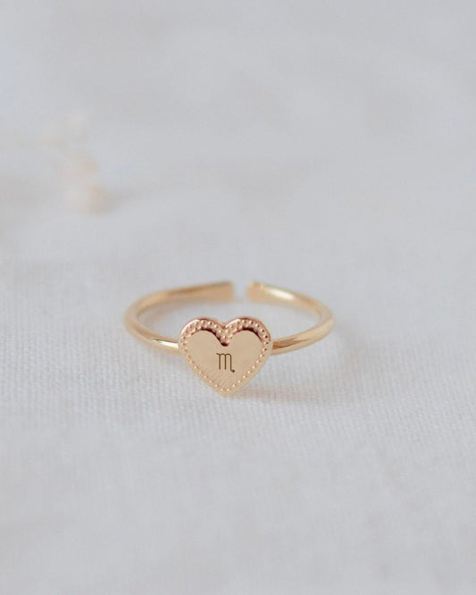 Bague Simone perlé plaqué or jaune - Mon Petit Poids