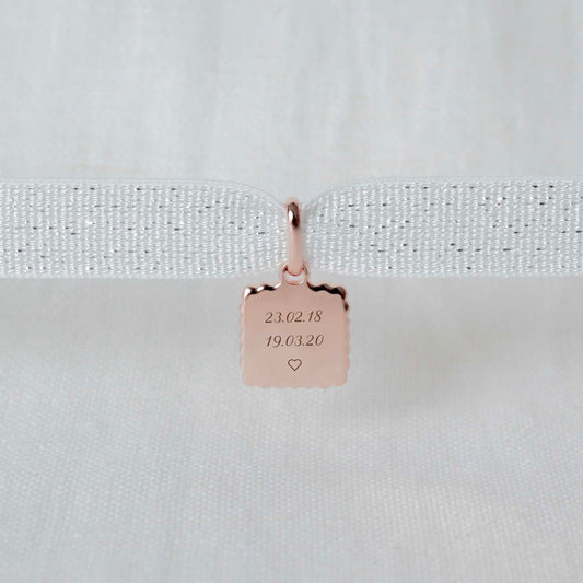 Bracelet Alice canelé plaqué or rose - Mon Petit Poids