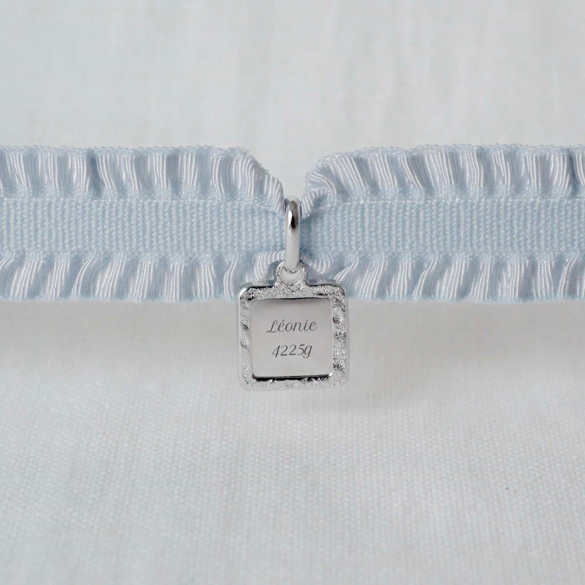 Bracelet Alice martelé argenté rhodié - Mon Petit Poids
