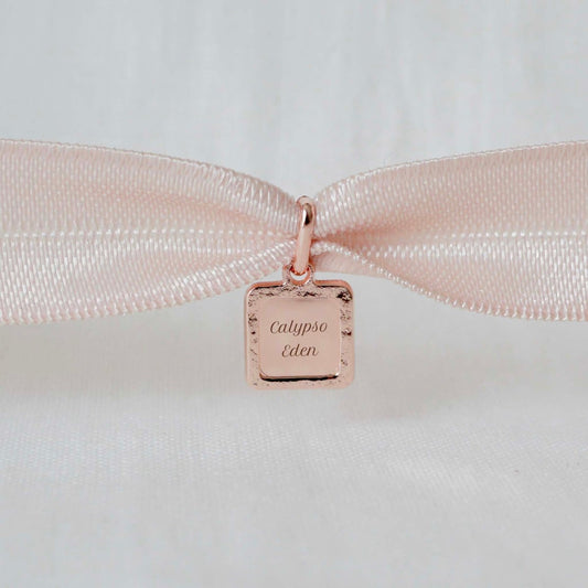 Bracelet Alice martelé plaqué or rose - Mon Petit Poids