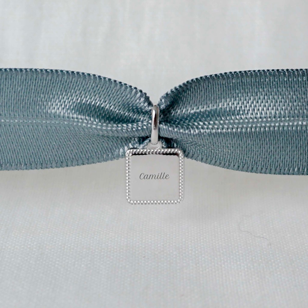 Bracelet Alice perlé argenté rhodié - Mon Petit Poids