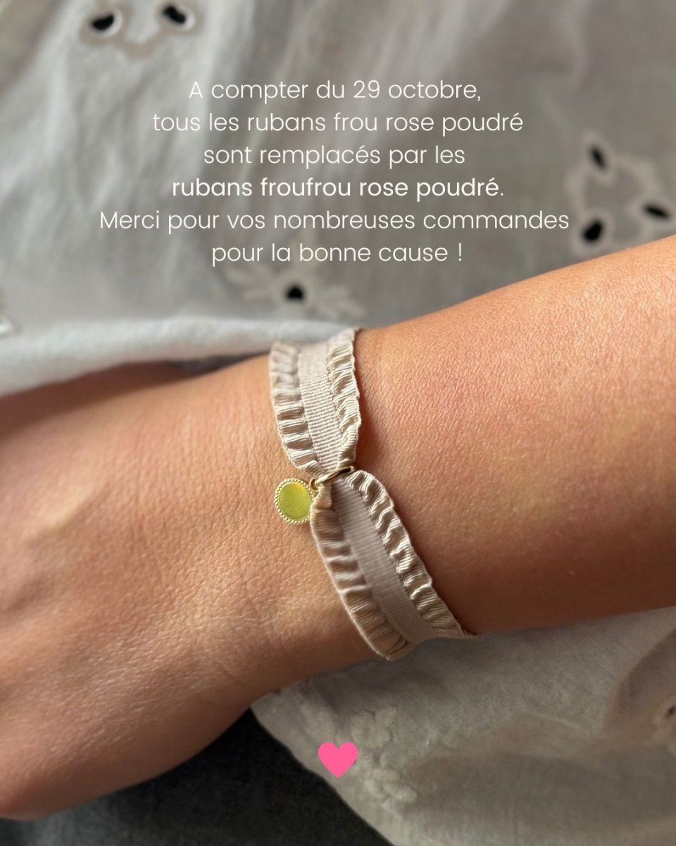 Bracelet frou mini médaille Simone - Mon Petit Poids