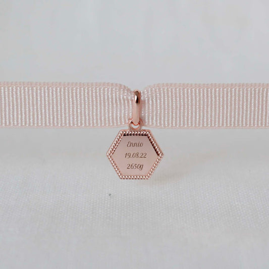 Bracelet Henriette perlé plaqué or rose - Mon Petit Poids