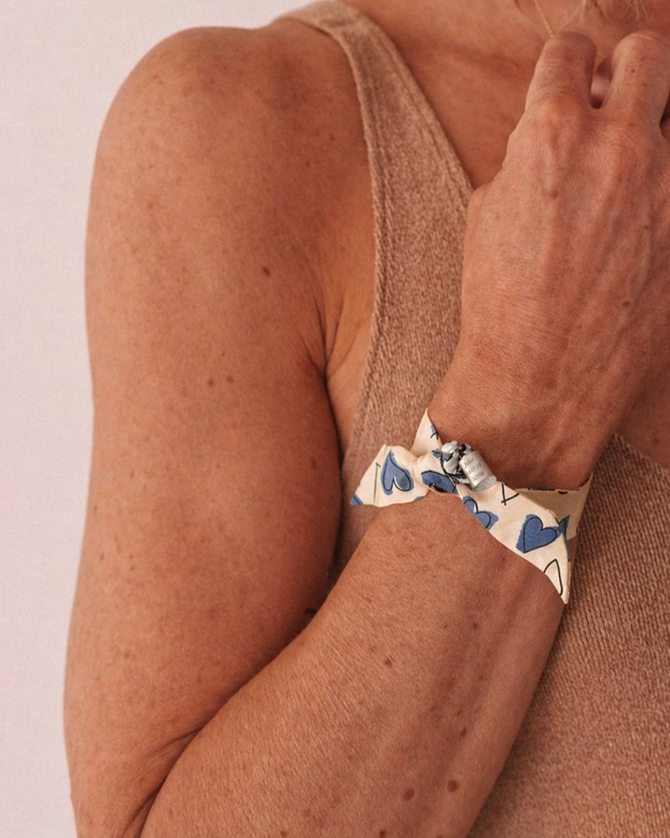 Bracelet Les Mots Bleus x Mon Petit Poids argenté rhodié - Mon Petit Poids