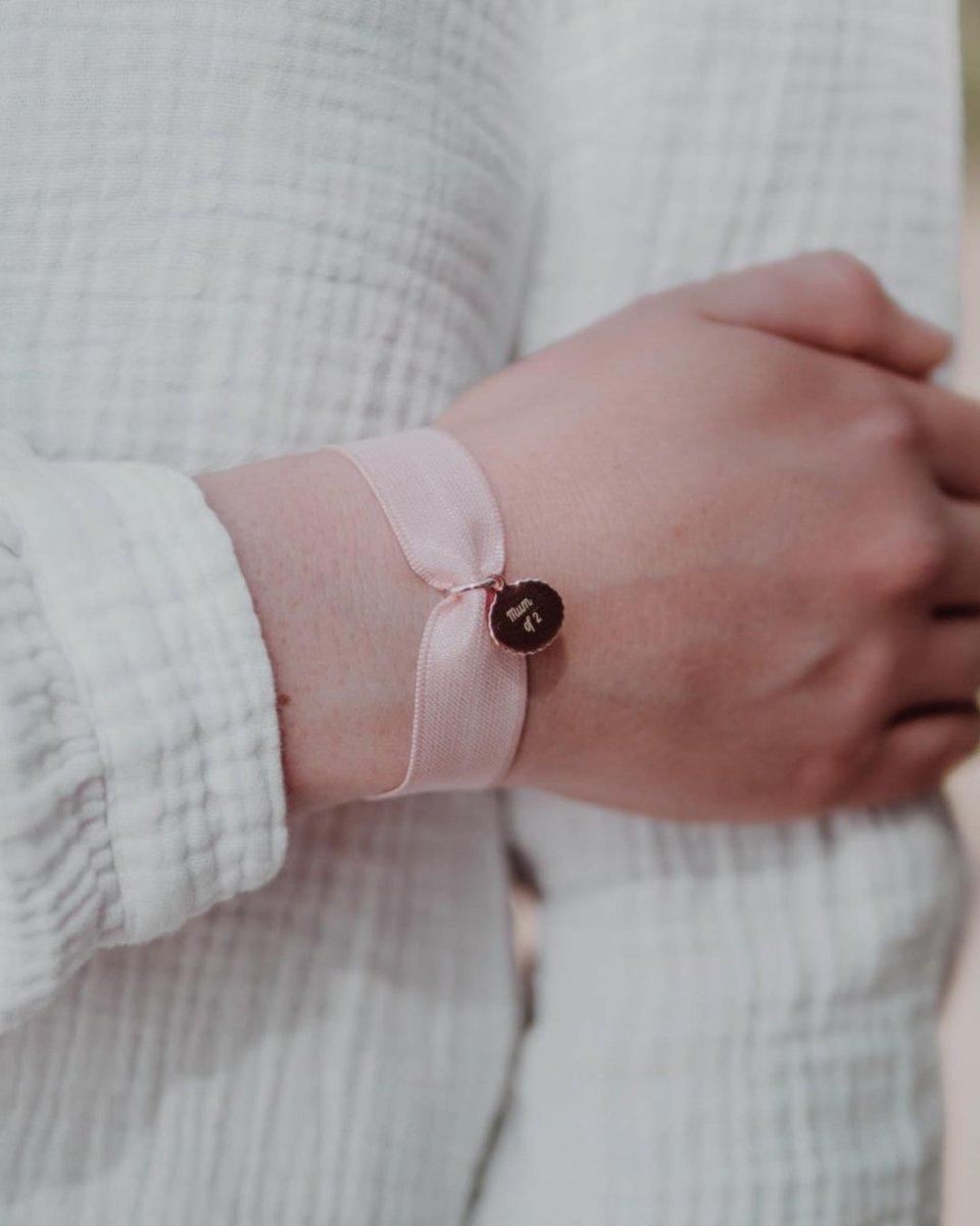 Bracelet Madeleine canelé plaqué or rose - Mon Petit Poids