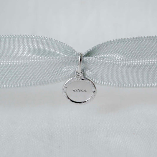 Bracelet Madeleine martelé argenté rhodié - Mon Petit Poids