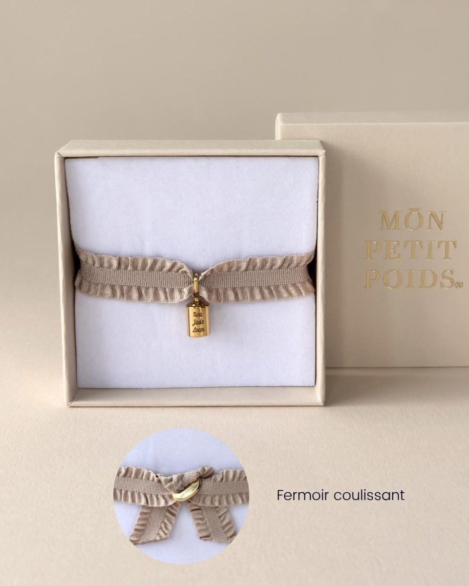 Bracelet Mon Petit Poids argenté rhodié - Mon Petit Poids