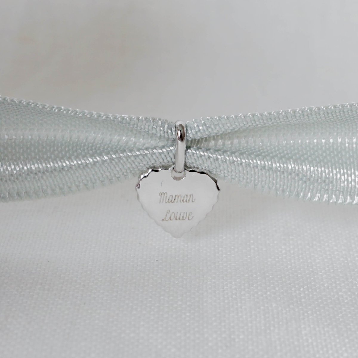 Bracelet Simone canelé argenté rhodié - Mon Petit Poids