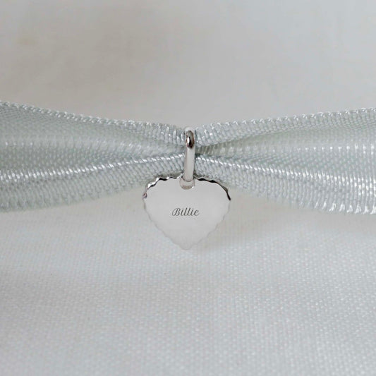 Bracelet Simone canelé enfant argenté rhodié - Mon Petit Poids