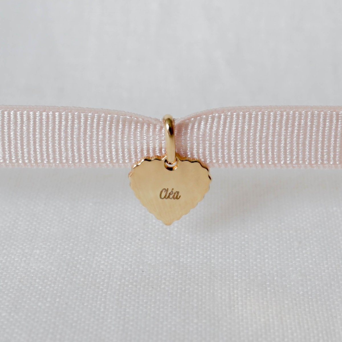 Bracelet Simone canelé plaqué or jaune - Mon Petit Poids