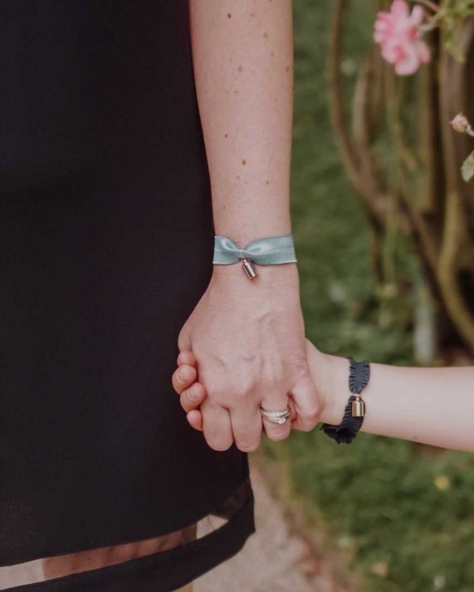 Coffret bracelets Mon Petit Poids vert plaqué or rose - Mon Petit Poids
