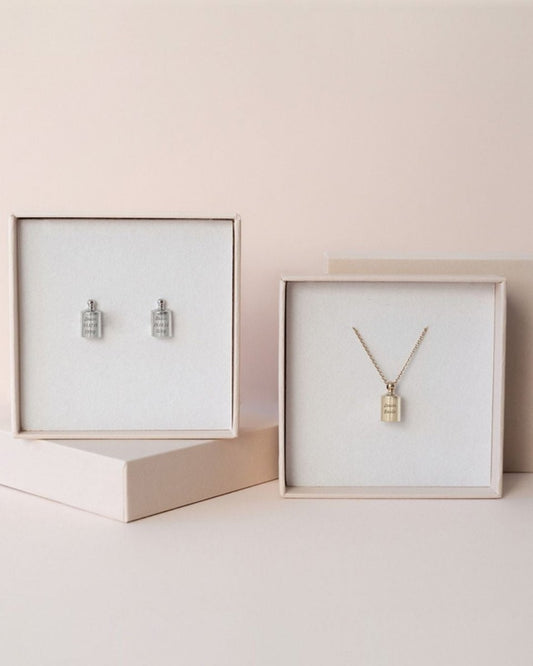 Coffret des amoureux palladium - plaqué or jaune - Mon Petit Poids