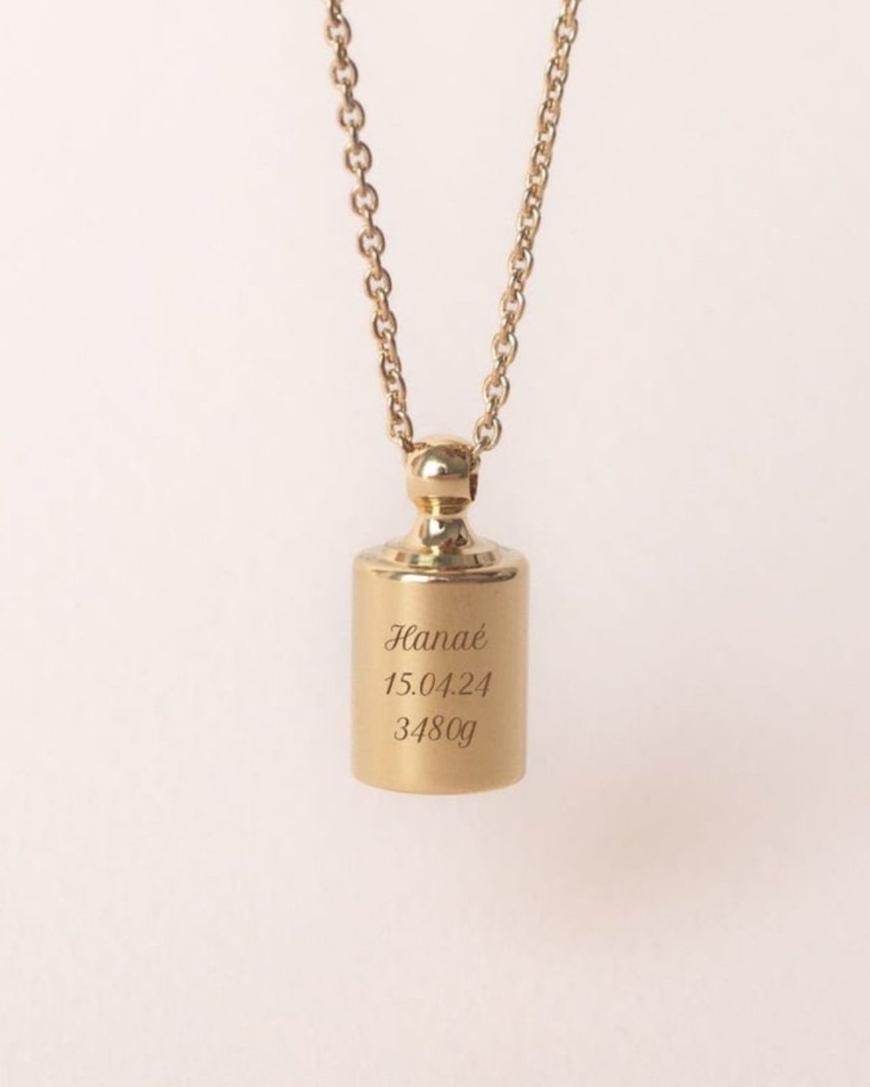 Coffret des amoureux palladium - plaqué or jaune - Mon Petit Poids