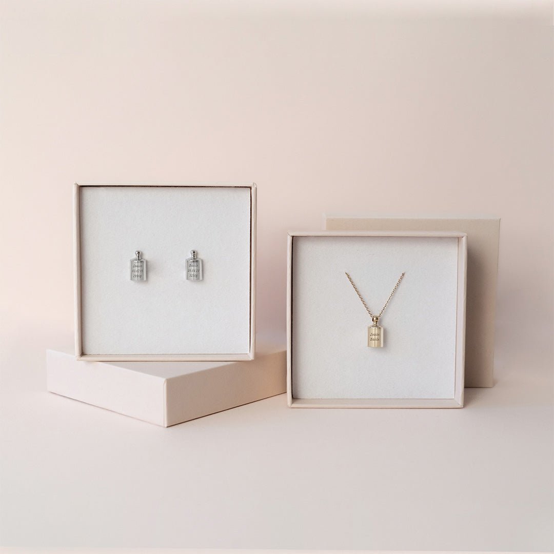 Coffret des amoureux palladium - plaqué or jaune - Mon Petit Poids