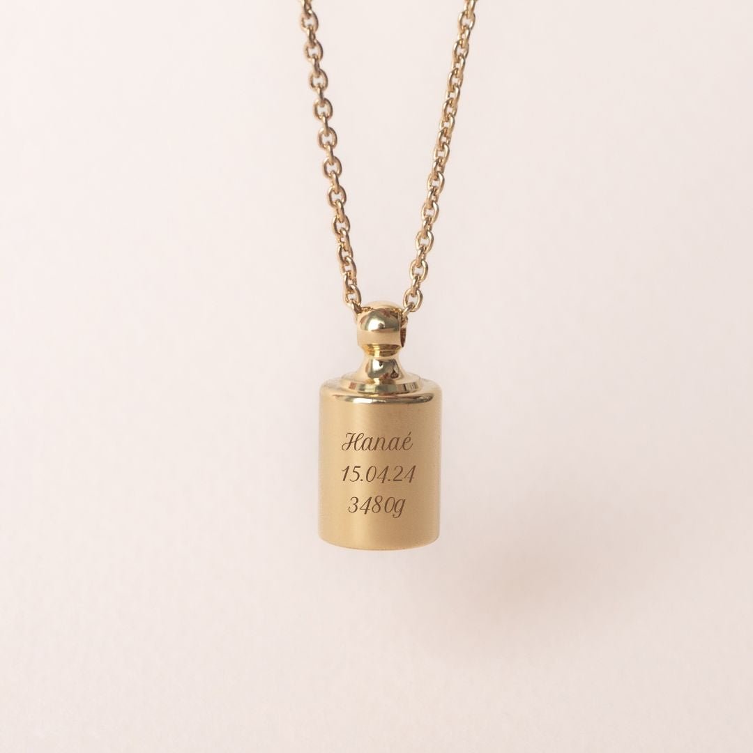 Coffret duo colliers Maman et Papa Mon Petit Poids - Mon Petit Poids