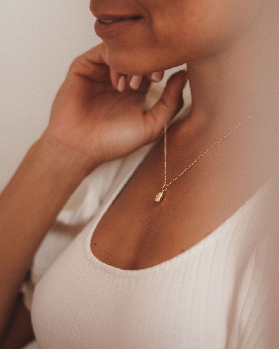 Collier Emotion 1 Diamant or jaune étoilé - Mon Petit Poids