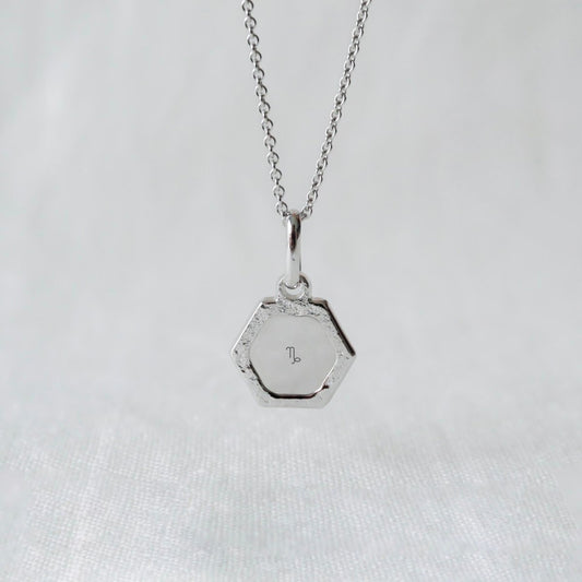 Collier Henriette martelé argenté rhodié - Mon Petit Poids