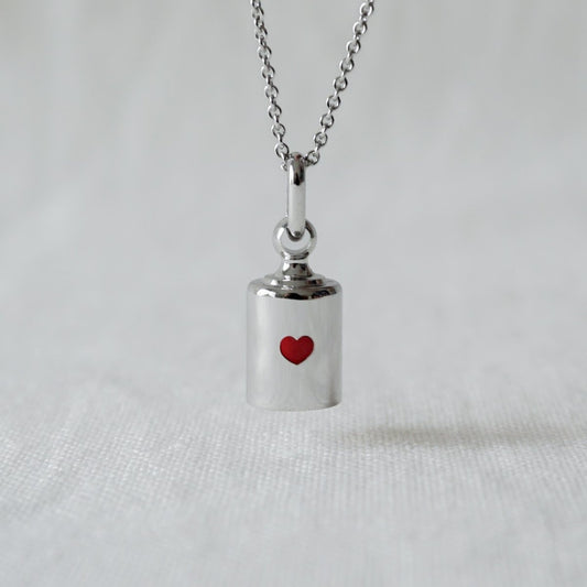 Collier Léopoldine Chateau x Mon Petit Poids argenté rhodié - Mon Petit Poids