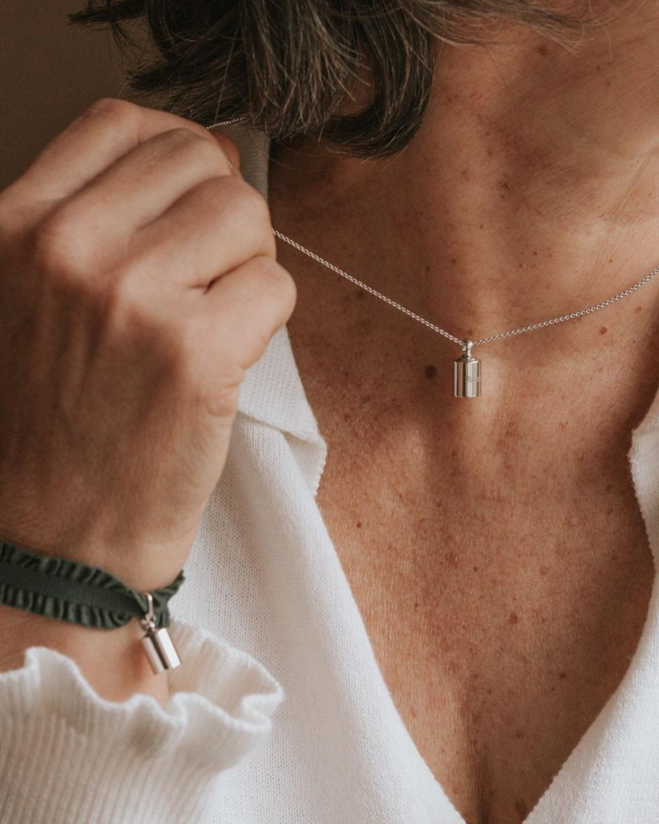 Collier Mon Petit Poids argenté rhodié - Mon Petit Poids