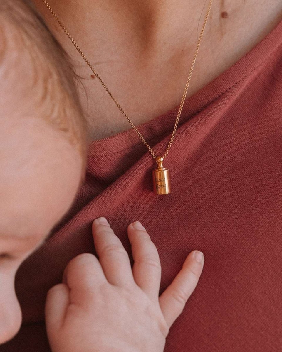 Collier Mon Petit Poids plaqué or jaune - Mon Petit Poids