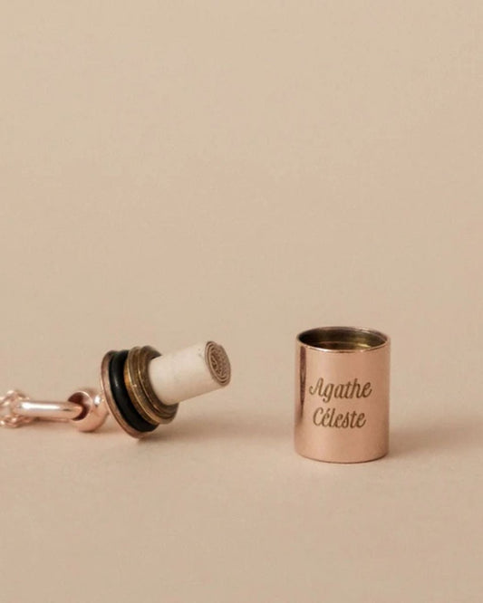 Collier Mon Petit Secret plaqué or rose - Mon Petit Poids