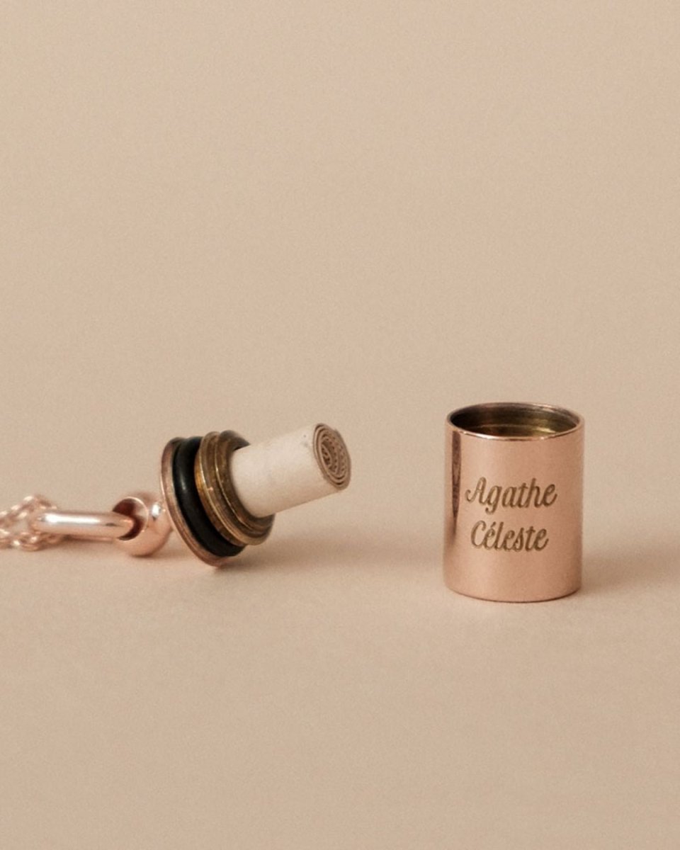 Collier Mon Petit Secret plaqué or rose - Mon Petit Poids