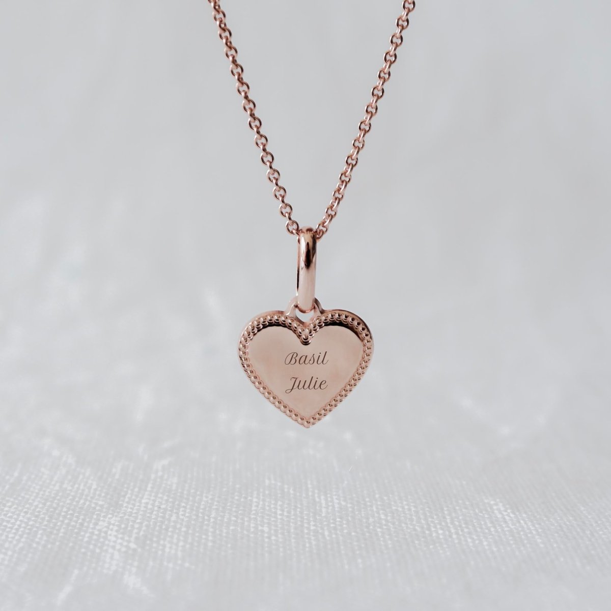 Collier Simone perlé plaqué or rose - Mon Petit Poids