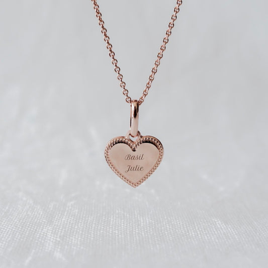 Collier Simone perlé plaqué or rose - Mon Petit Poids