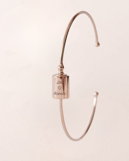 Jonc Mon Petit Poids plaqué or rose - Mon Petit Poids