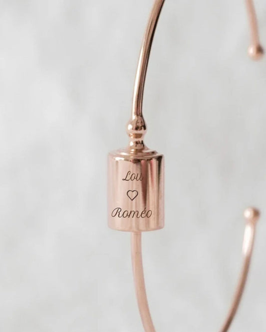 Jonc Mon Petit Poids plaqué or rose - Mon Petit Poids