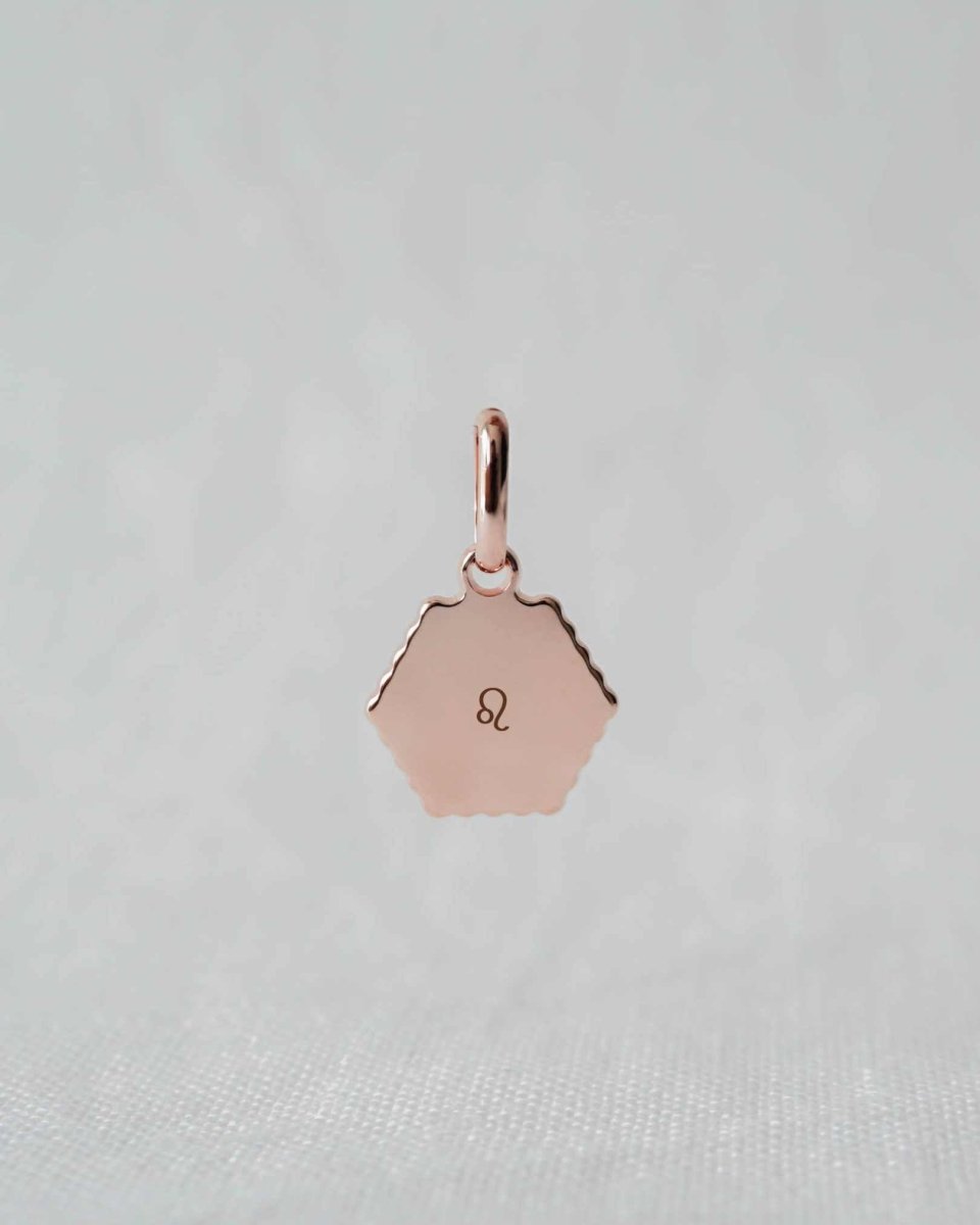 Médaille Henriette canelé plaqué or rose - Mon Petit Poids