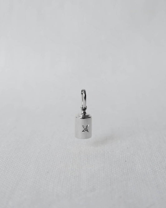 Pendentif Emotion 4 diamants or blanc étoilé - Mon Petit Poids