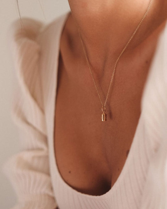 Pendentif Emotion 4 diamants or jaune étoilé - Mon Petit Poids