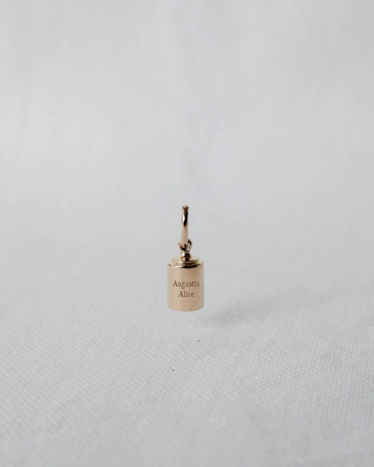 Pendentif Emotion homme or jaune - Mon Petit Poids