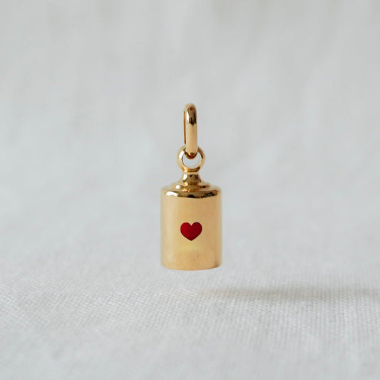 Pendentif Léopoldine Chateau x Mon Petit Poids plaqué or jaune - Mon Petit Poids