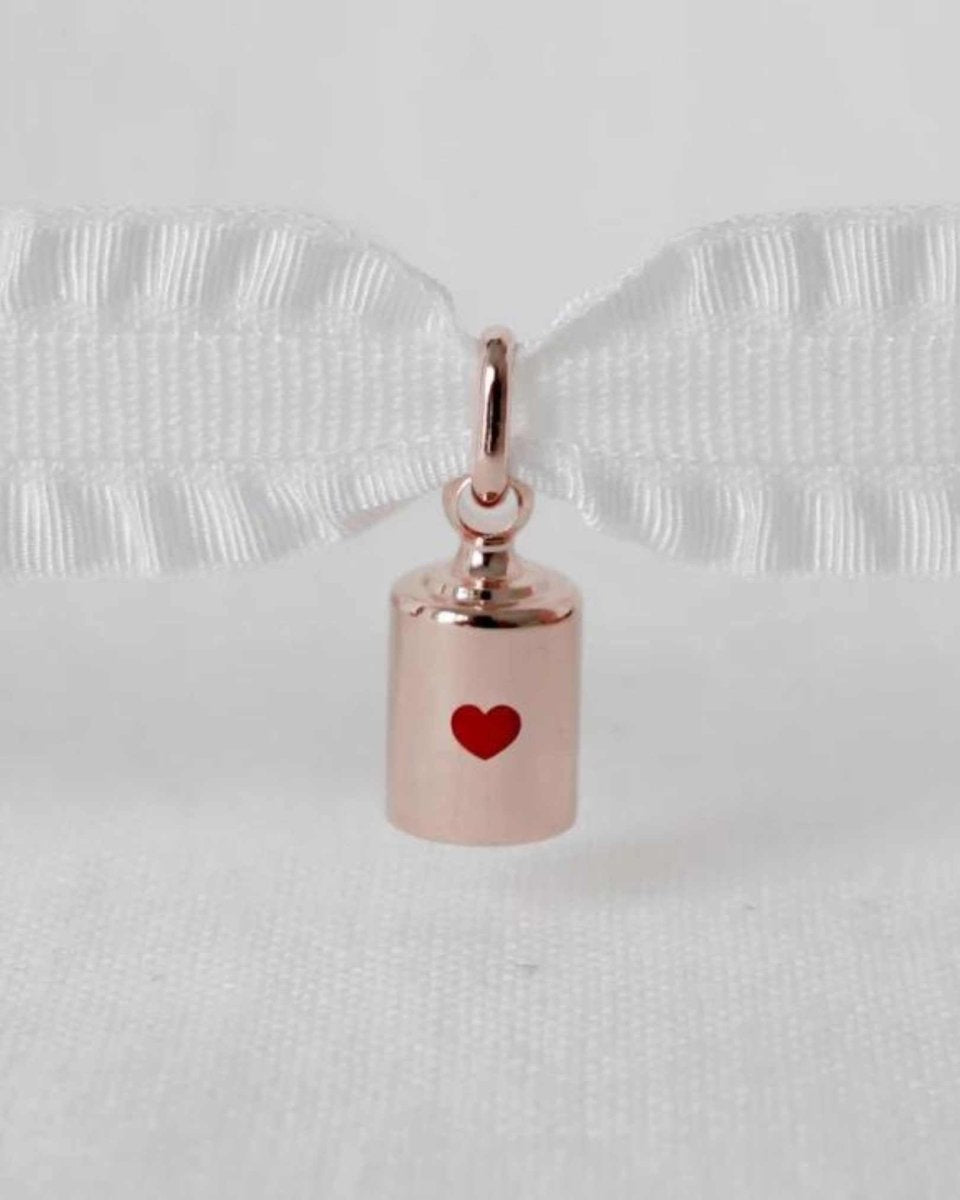 Pendentif Léopoldine Chateau x Mon Petit Poids plaqué or rose - Mon Petit Poids