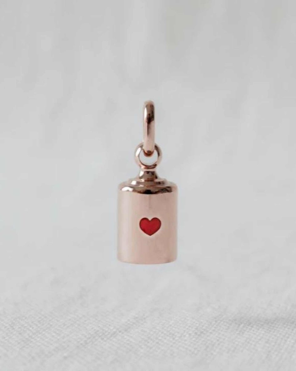 Pendentif Léopoldine Chateau x Mon Petit Poids plaqué or rose - Mon Petit Poids