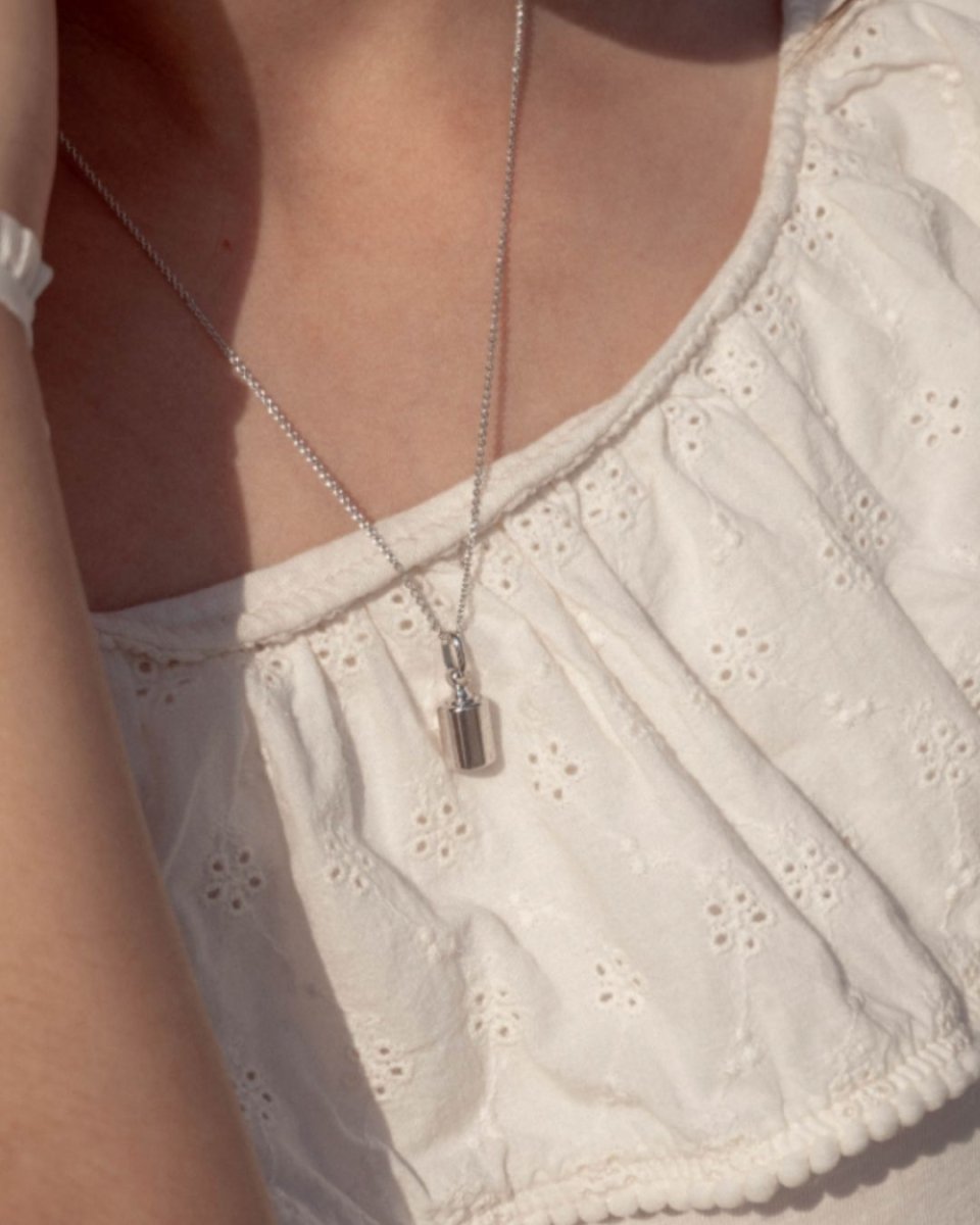 Pendentif Mon Petit Poids enfant argenté rhodié - Mon Petit Poids