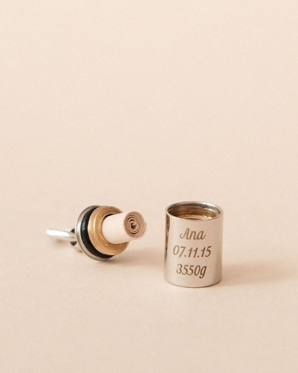 Pendentif Mon Petit Secret enfant argenté rhodié - Mon Petit Poids