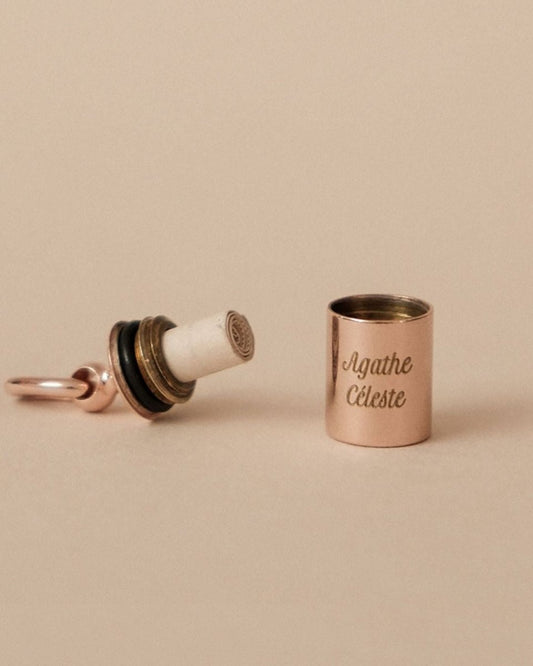 Pendentif Mon Petit Secret plaqué or rose - Mon Petit Poids