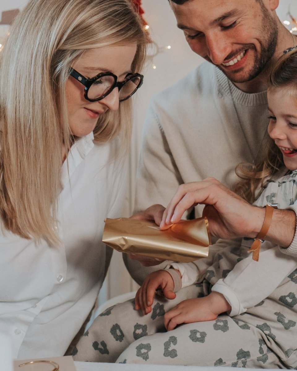 Pochette cadeau dorée - Mon Petit Poids