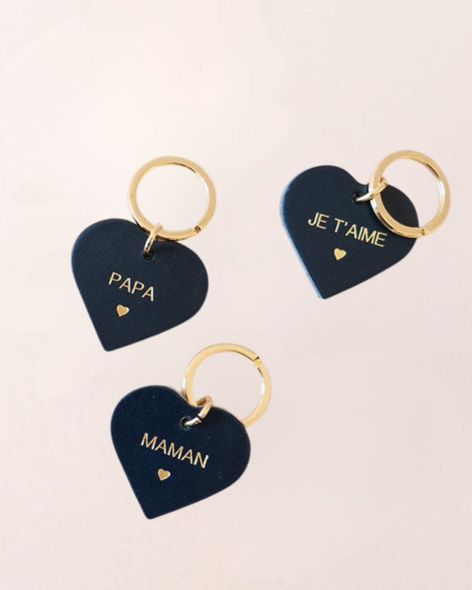 Porte-clés personnalisé cœur - Mon Petit Poids