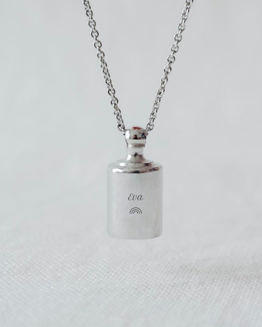 Sautoir Mon Petit Poids argenté rhodié - Mon Petit Poids